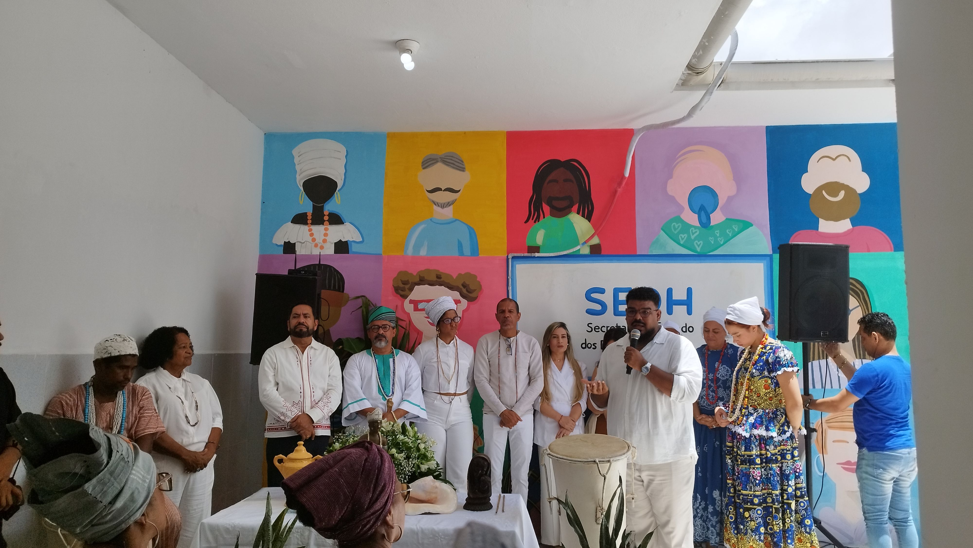 Família Húndésô participa do lançamento do Núcleo de Atendimento às Vítimas de Intolerância Religiosa em Alagoas