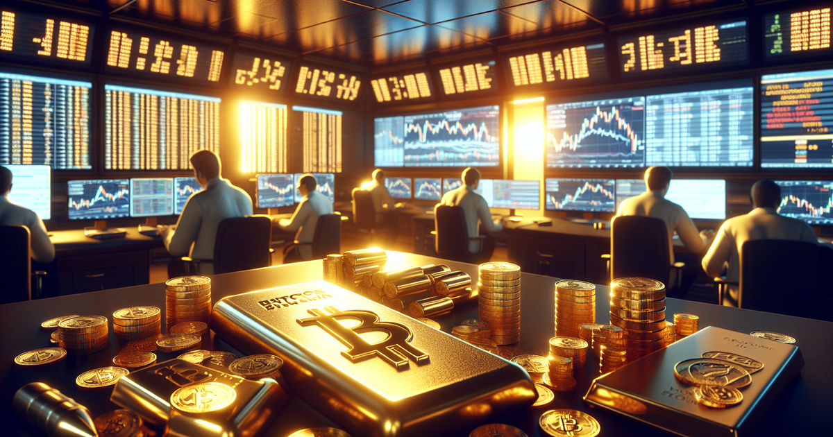 Gold Surges to New Heights as Bitcoin Stays Subdued