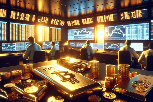Gold Surges to New Heights as Bitcoin Stays Subdued