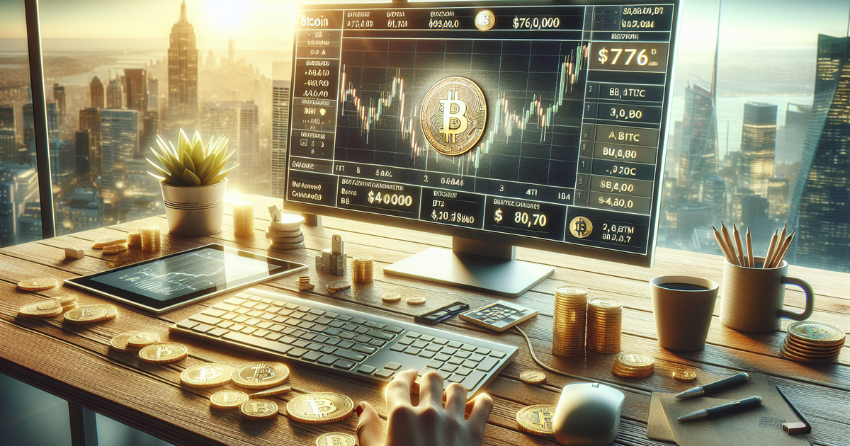 Bitcoin Rebounds to $76,000, But Caution Looms Over Crypto Market