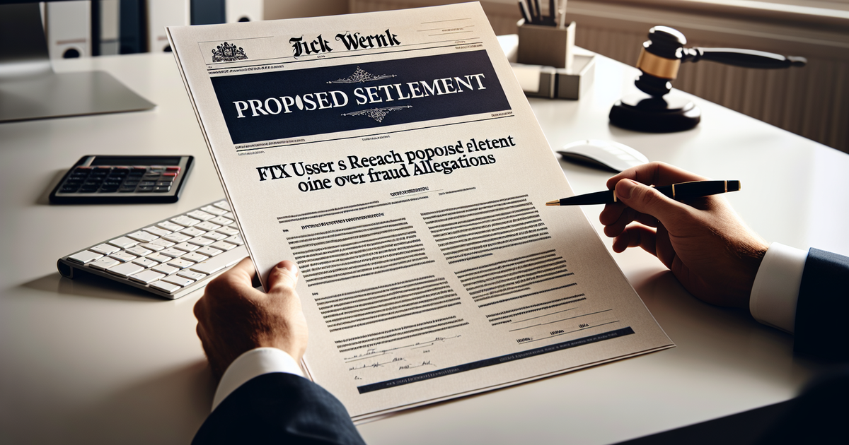 FTX Users and Fenwick Reach Proposed Settlement Over Fraud Allegations