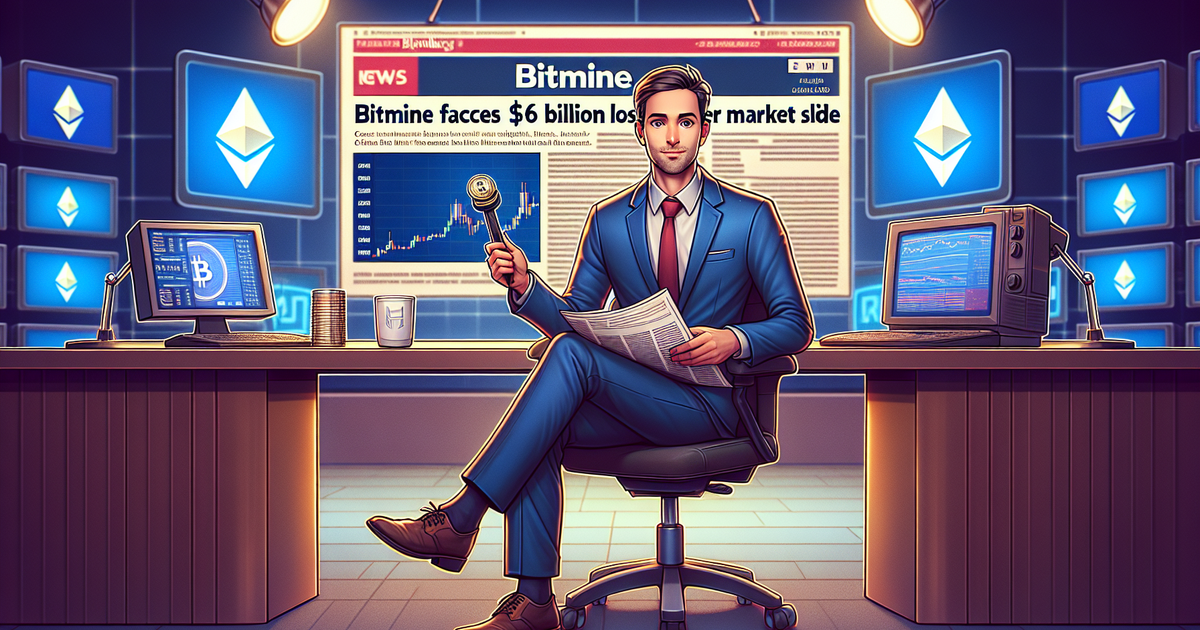 BitMine Faces $6 Billion Loss Amid Ether Market Slide
