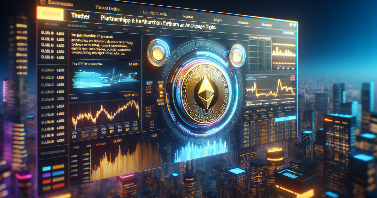 Tether's $100M Investment Solidifies Anchorage Digital Partnership