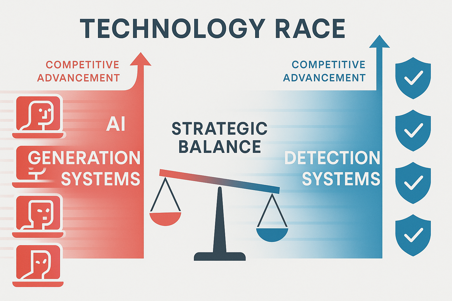 Technology Race: AI vs Detection