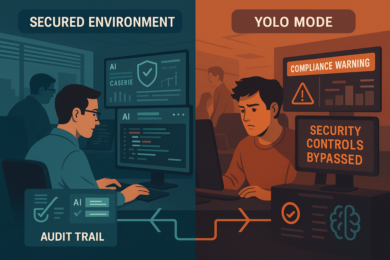 Secure vs YOLO: AI Development