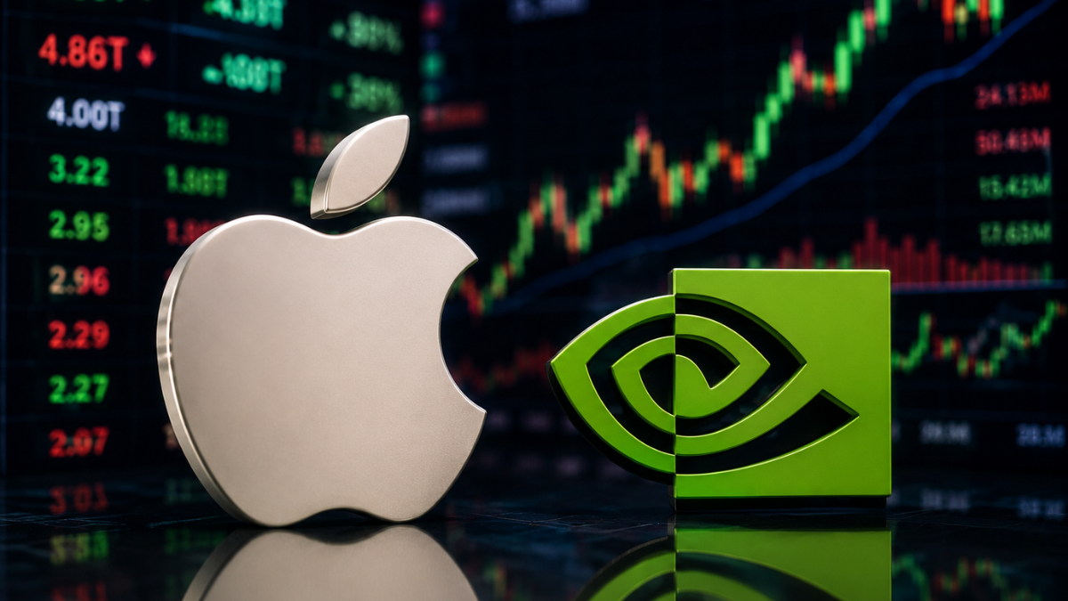 Apple Market Cap Overtakes Nvidia to Reclaim the World's Most Valuable Company Title