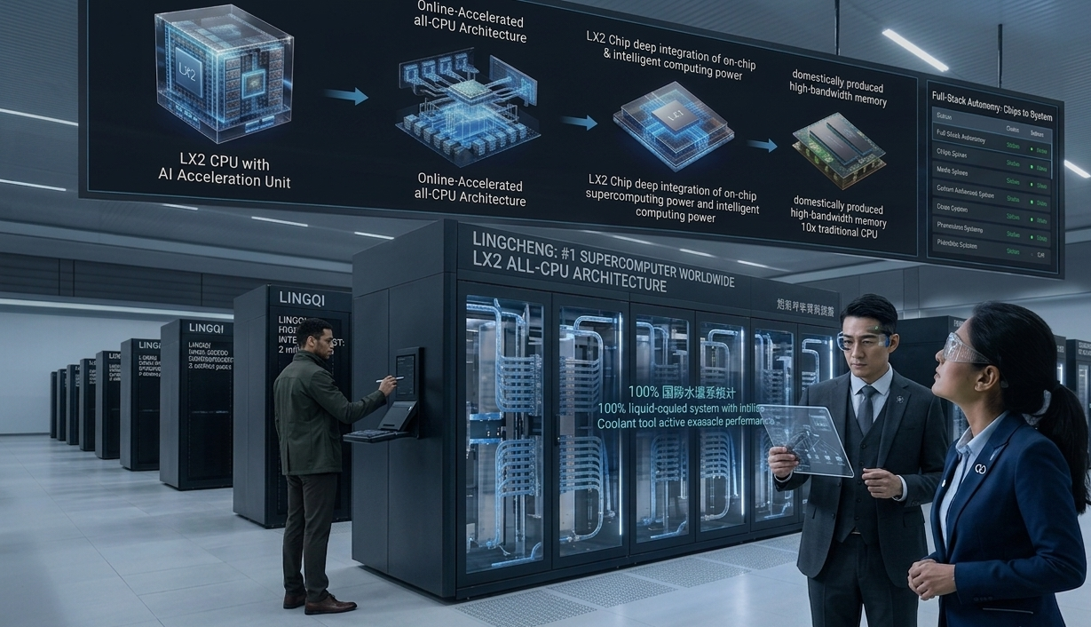 China's Lingcheng Supercomputer Architecture Just Claimed #1 in the World - And the Tech Behind It Is Remarkable