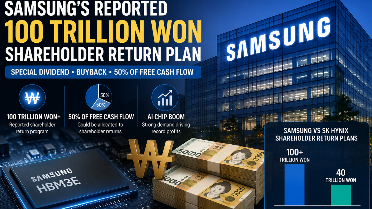 Samsung Electronics to Announce Massive $72 Billion Shareholder Return Programme Amid AI Chip Supercycle