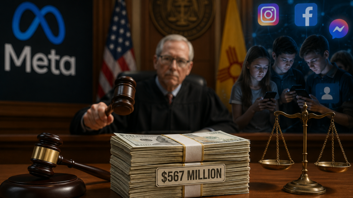 Meta Ordered to Pay $567M in New Mexico Teen Mental Health Case