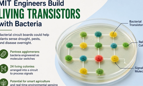 MIT Engineers Connect Bacteria to Create Living Transistors and Biological Circuit Boards