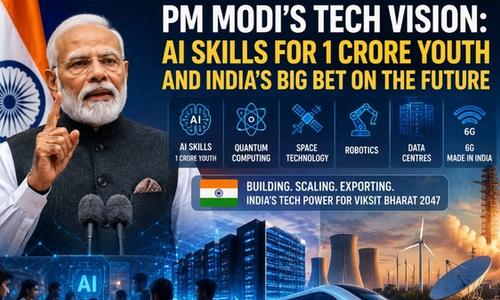 Global Innovation Hub to AI Skilling for 1 Crore Youth: PM Modi Outlines Nation's Tech Ambitions