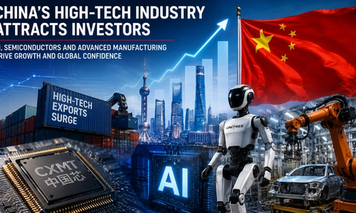 China High-Tech Sector Surges as Foreign Investment Pours In