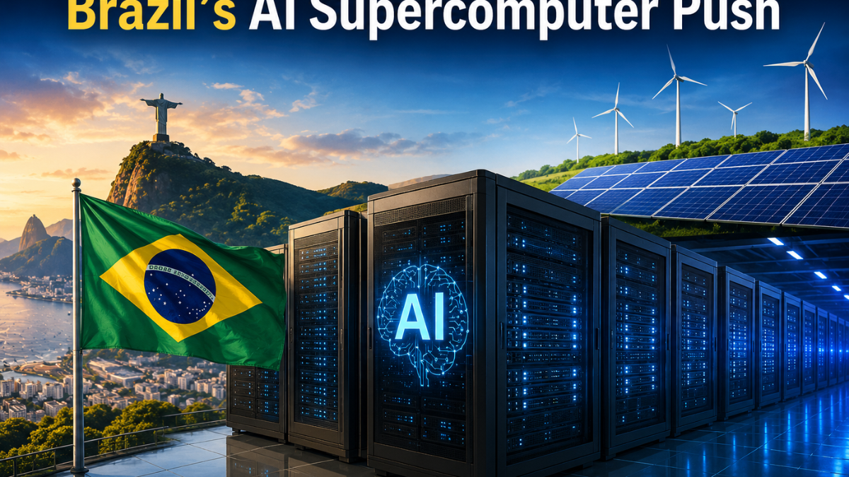 Brazil Launches $444M AI Supercomputer Push, Splitting Projects Between US and Chinese Tech Giants
