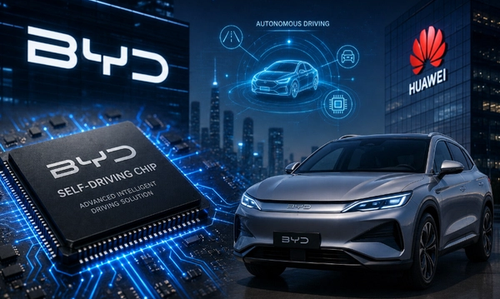 BYD Unveils Advanced Self-Driving Chip That Puts Huawei on Notice