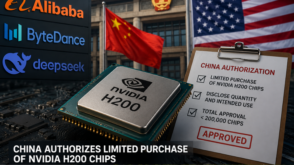 China Nvidia H200 Chip Purchase Limits: What Alibaba, ByteDance, and DeepSeek Are Actually Getting