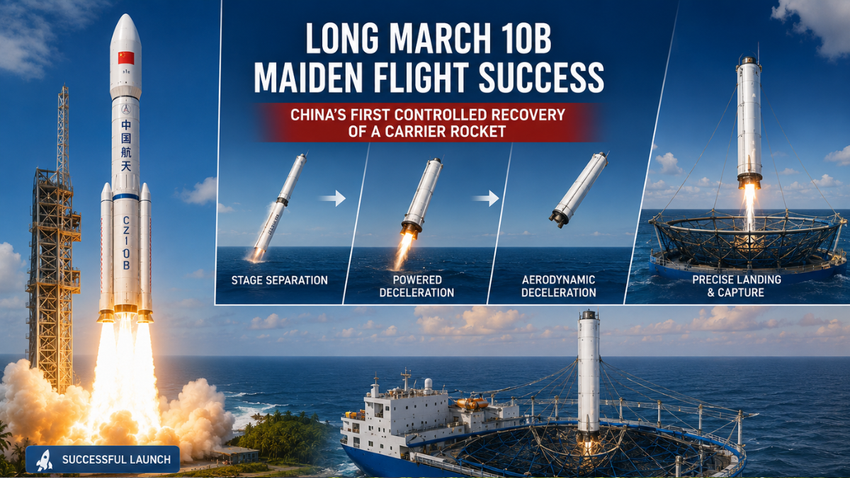 China Long March 10B Rocket Maiden Flight Net Recovery: Did They Just Out-Engineer SpaceX?
