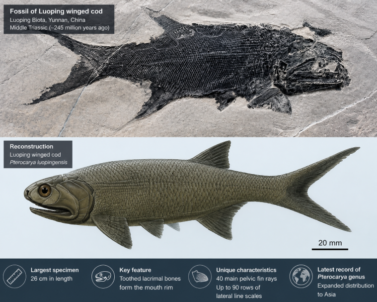 Scientists Just Found a New Species of Winged Cod in Yunnan - and It's Rewriting Triassic History