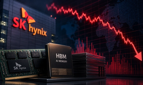 SK Hynix Shares Slump 10% Despite Record AI-Driven Profit