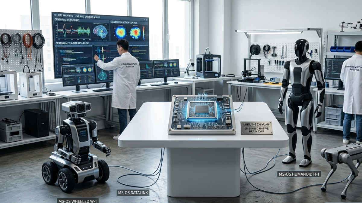 Lingjing Zhiyuan Is Building the Embodied Intelligence Computing Infrastructure Native Operating System the Robotics Era Actually Needs