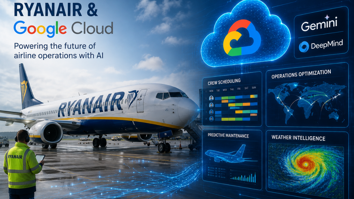 Ryanair Inks Google Cloud Deal to Scale Gemini AI