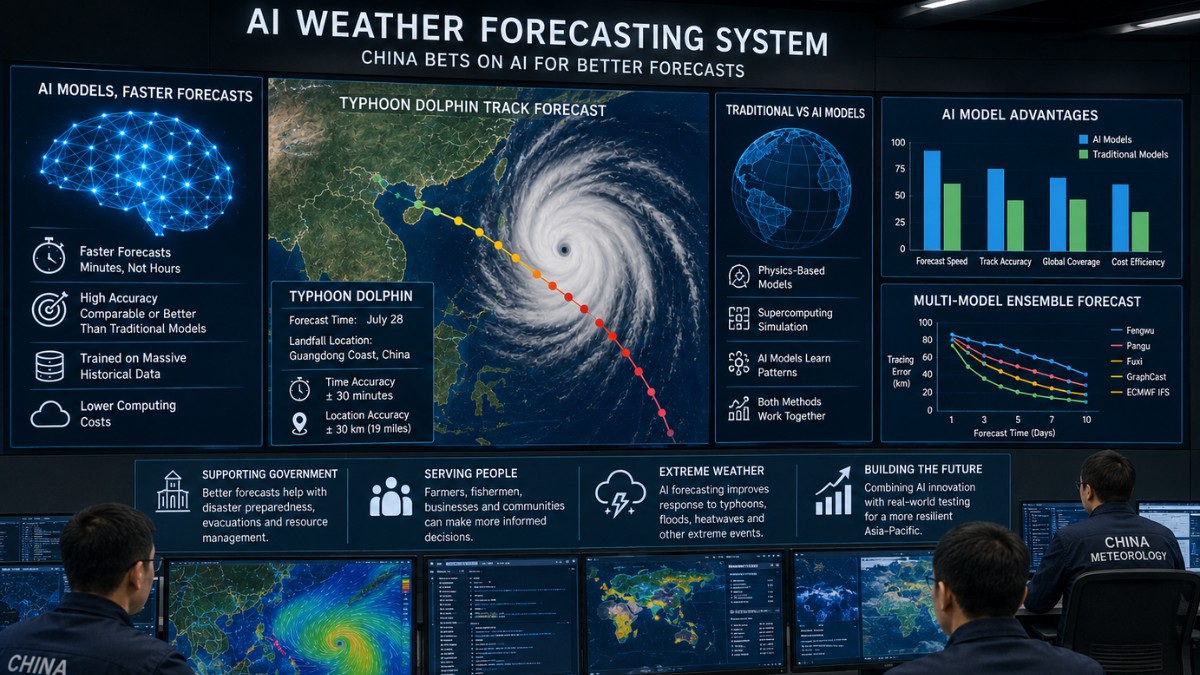 China Bets on AI Weather Models as Extreme Storms Surge