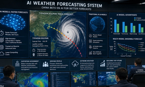 China Bets on AI Weather Models as Extreme Storms Surge