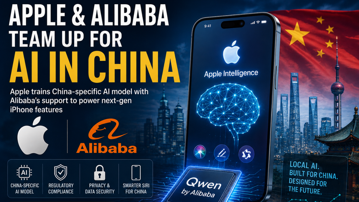 Apple Trains Custom AI Model for China Market with Support from Alibaba