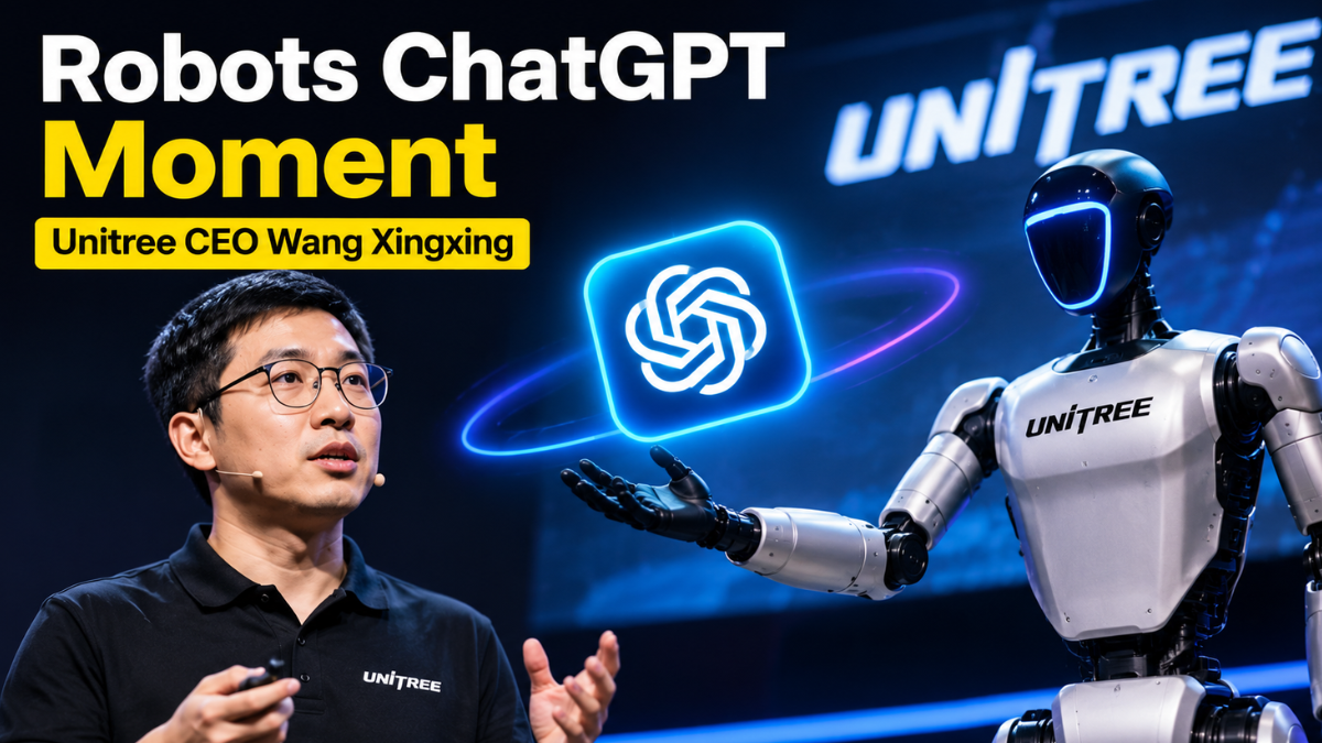 Humanoid Robots Poised for 'ChatGPT Moment' in Embodied Intelligence, Unitree CEO Wang Xingxing Says