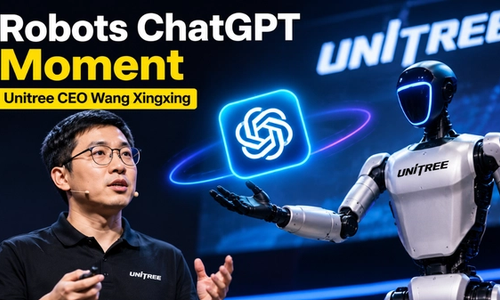 Humanoid Robots Poised for 'ChatGPT Moment' in Embodied Intelligence, Unitree CEO Wang Xingxing Says