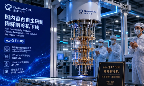 China Just Rolled Out the QuantumCTek ez Q F1500 Dilution Refrigerator - And the Numbers Are Impressive