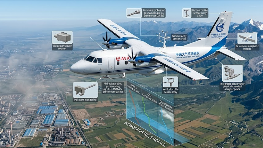 China's First Comprehensive Atmospheric Research Aircraft Completes Its Maiden Flight