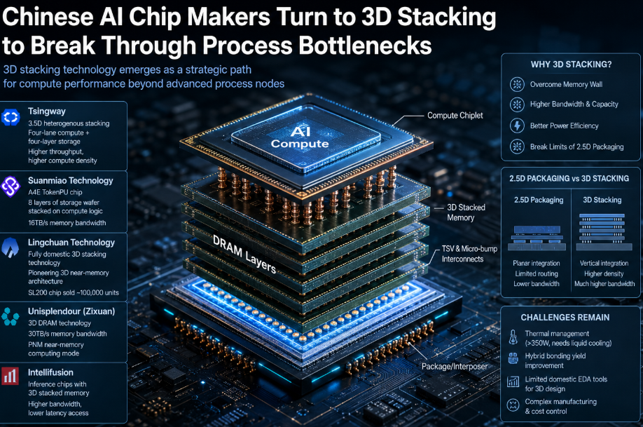 Chinese AI Chips 3D Stacking Technology: How China Is Building Around the Semiconductor Wall
