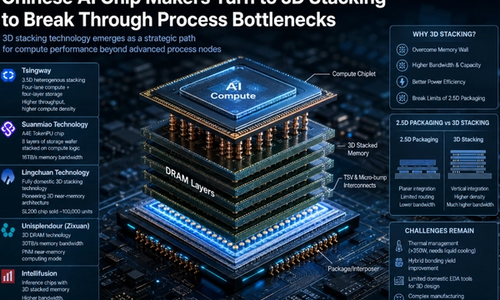 Chinese AI Chips 3D Stacking Technology: How China Is Building Around the Semiconductor Wall