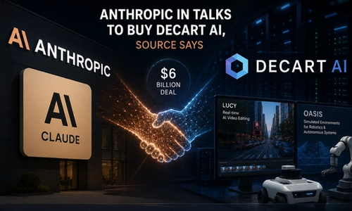 Anthropic in Talks to Buy Decart AI for $6 Billion