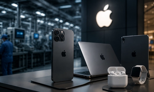 Apple Shares Fall 5% as Supply Bottlenecks Hurt Forecast