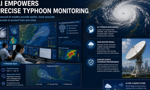 How Shanghai Meteorological Bureau AI Typhoon Monitoring With Haisi and Rain Master Works
