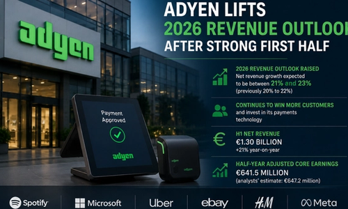 Adyen Raises 2026 Revenue Outlook on Strong H1 Growth