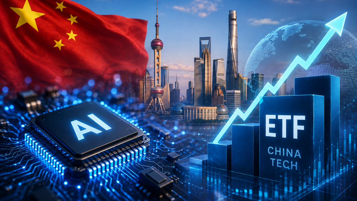 Foreign Capital Inflow Surges into China AI & Tech ETFs