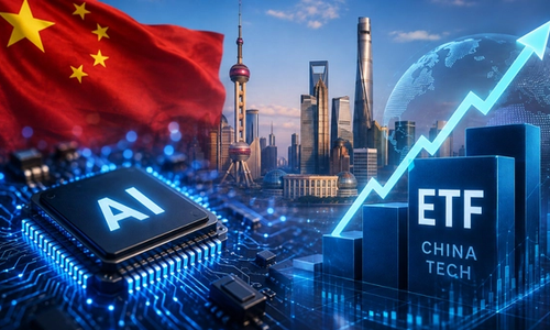 Foreign Capital Inflow Surges into China AI & Tech ETFs