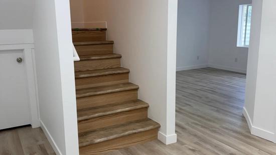 Stunning Finished Modern Staircase & Flooring