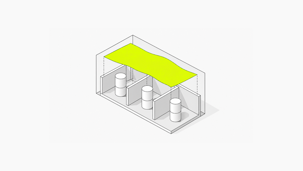 A group view keeps three legal entities separate while showing them together.