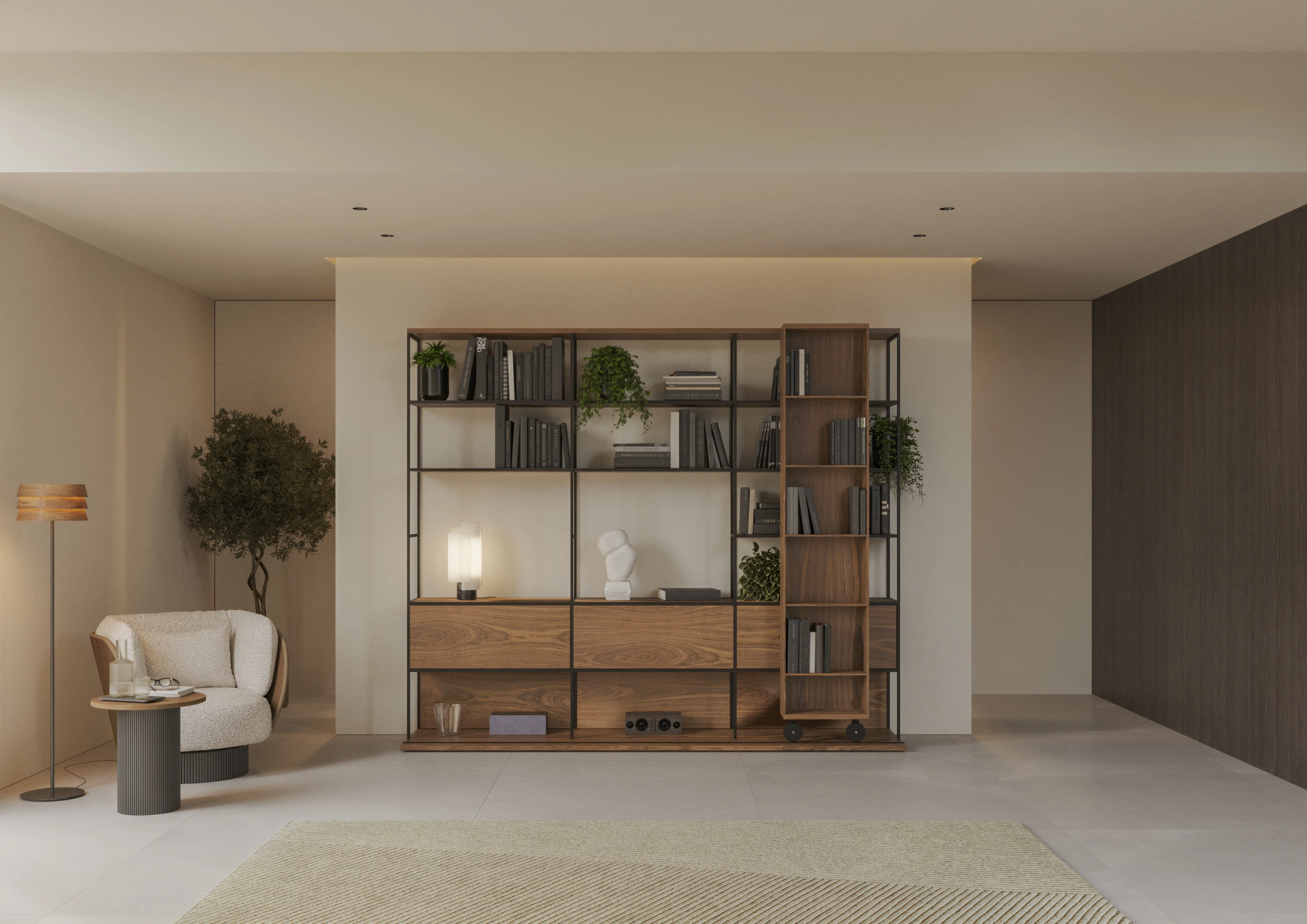 Literatura Open bookshelf