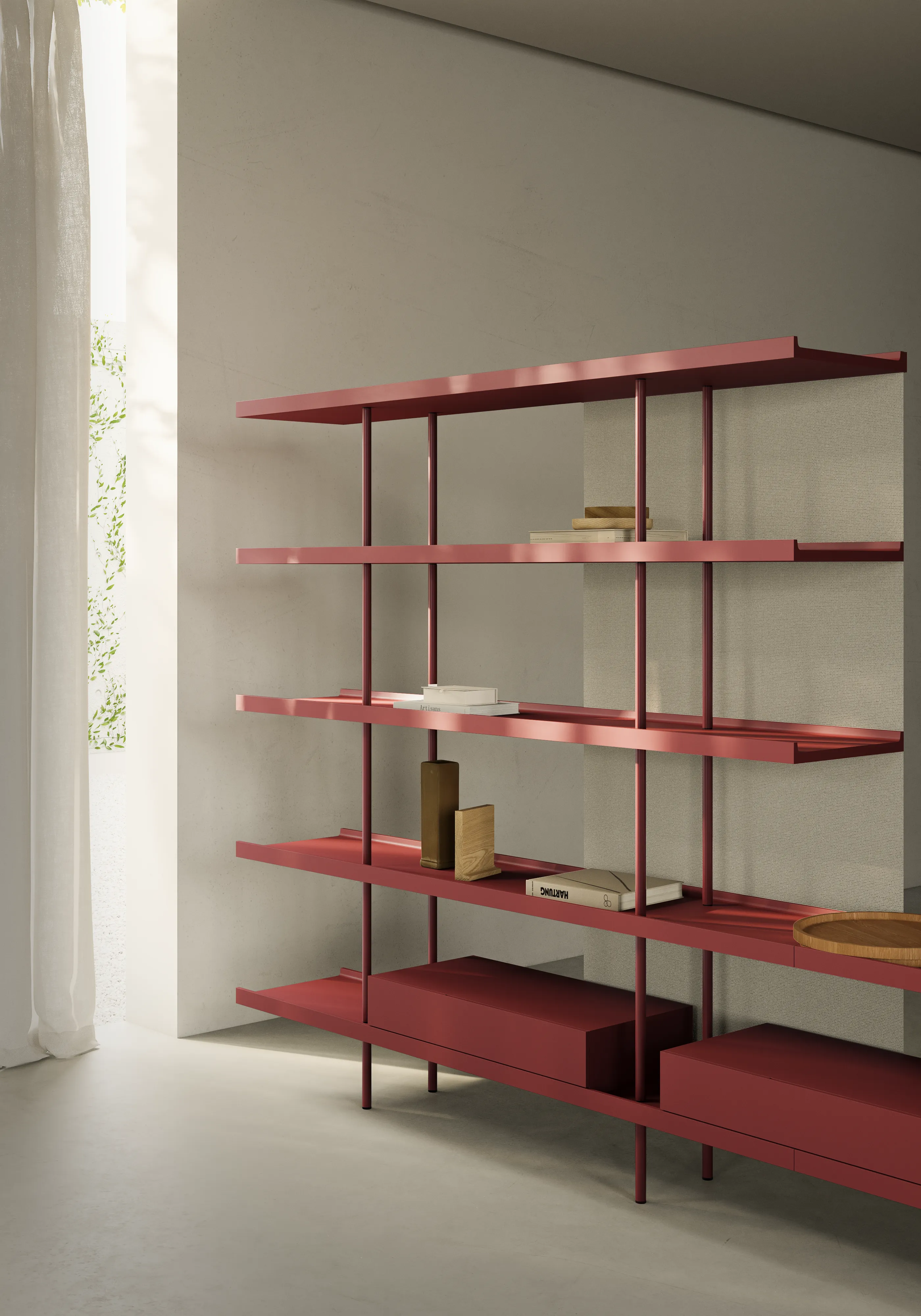 Beam bookshelf