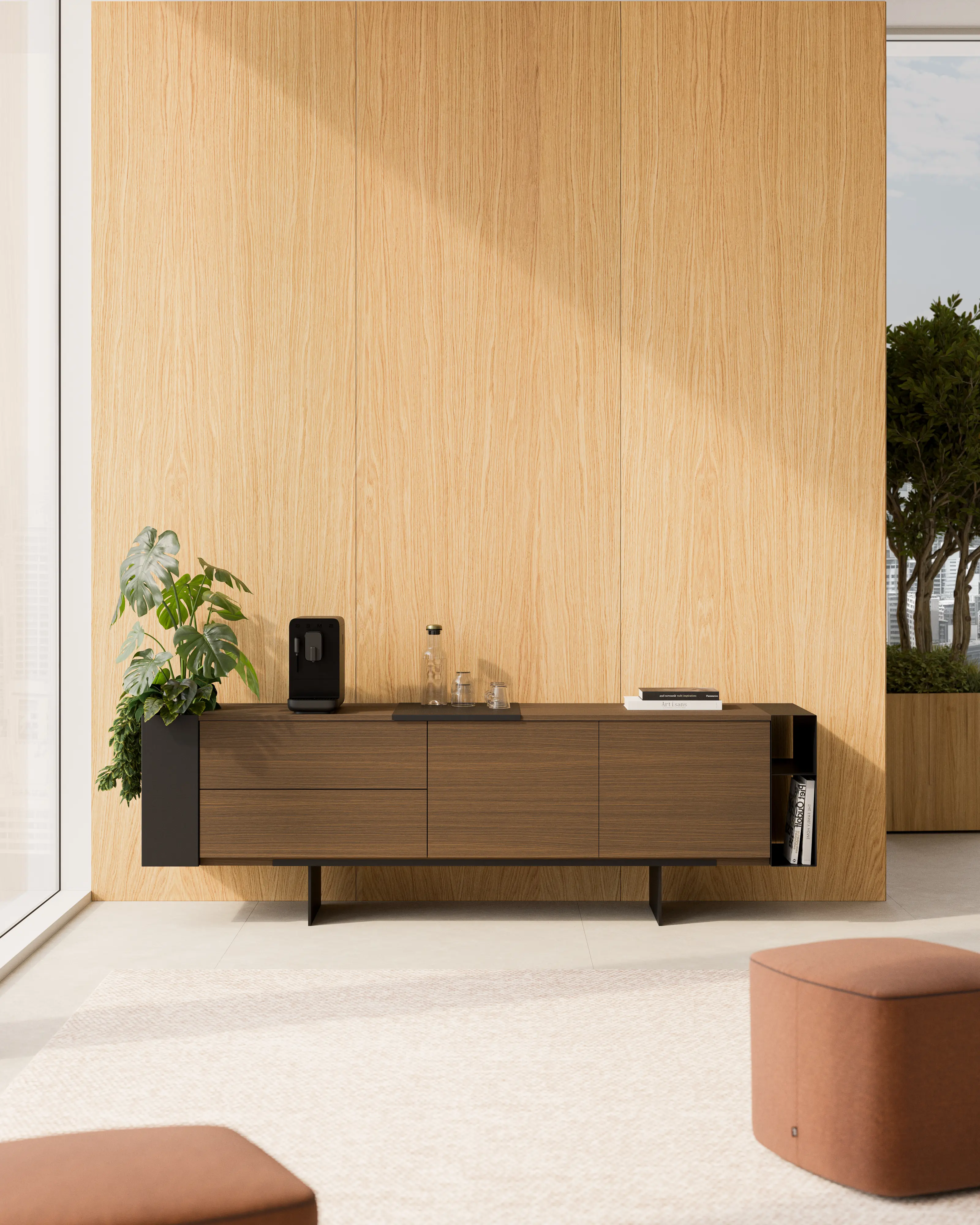 Stockholm sideboards in a meeting room