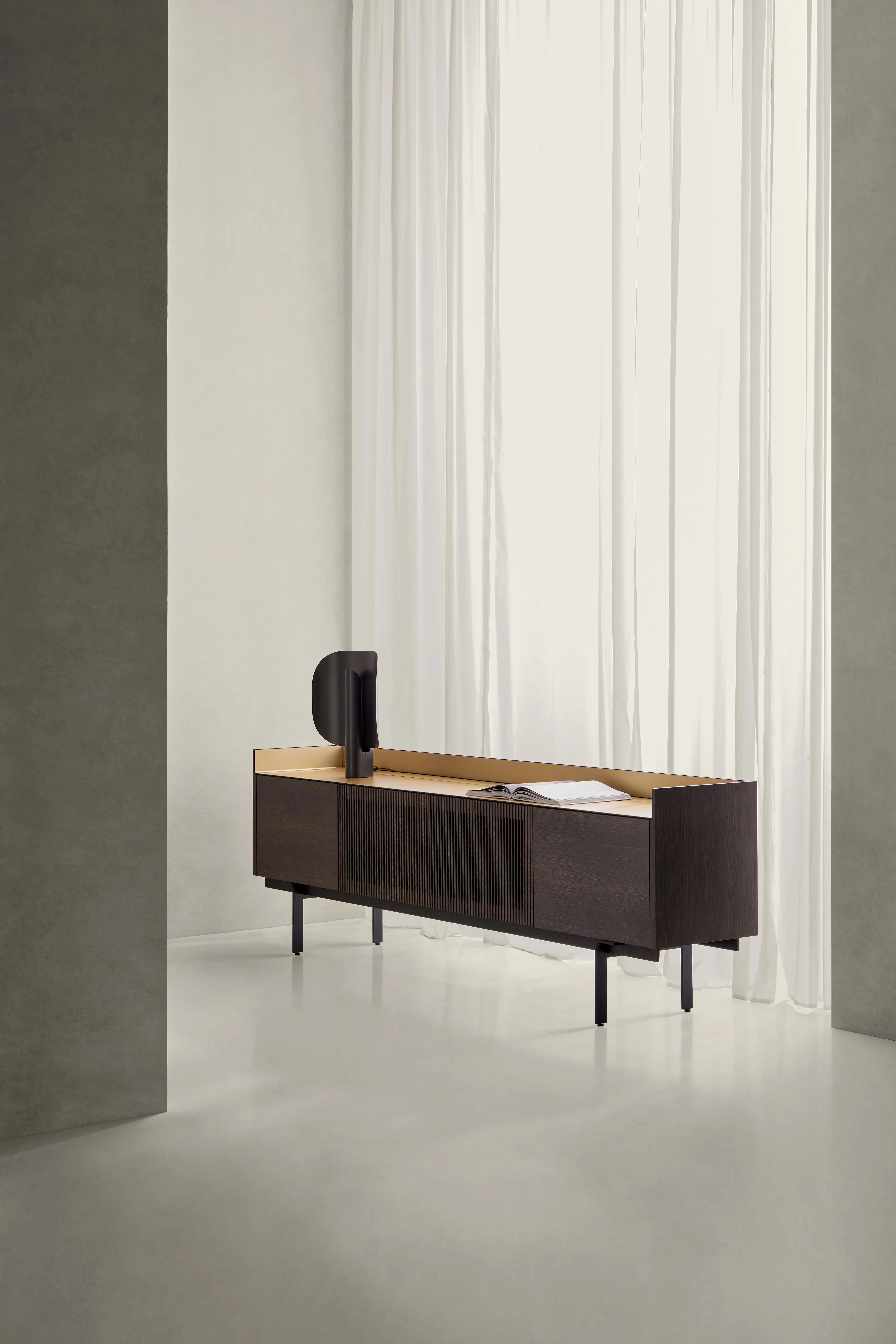 Stockholm Technic sideboard in a bright living room