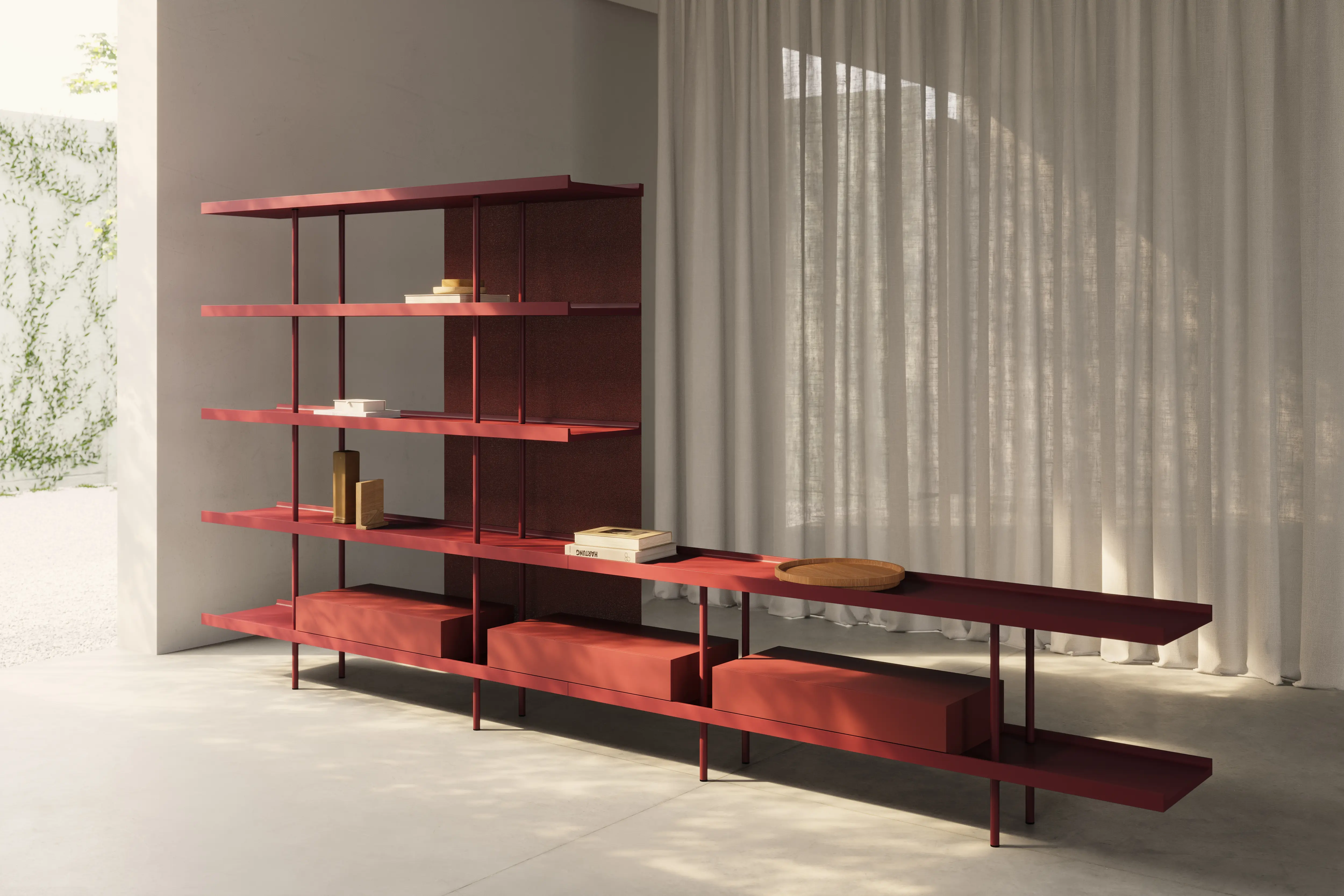 Beam bookshelf