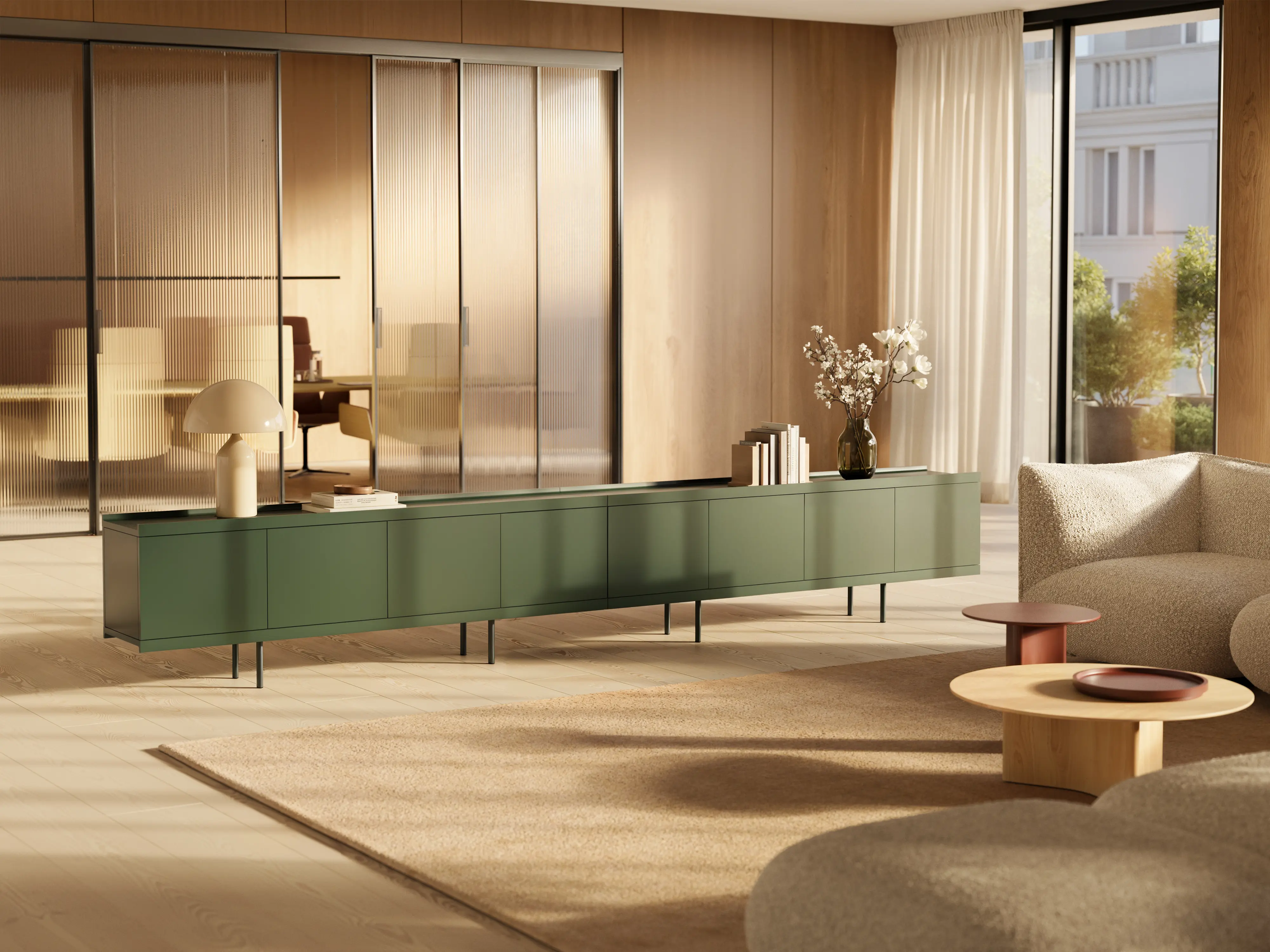 Beam sideboard