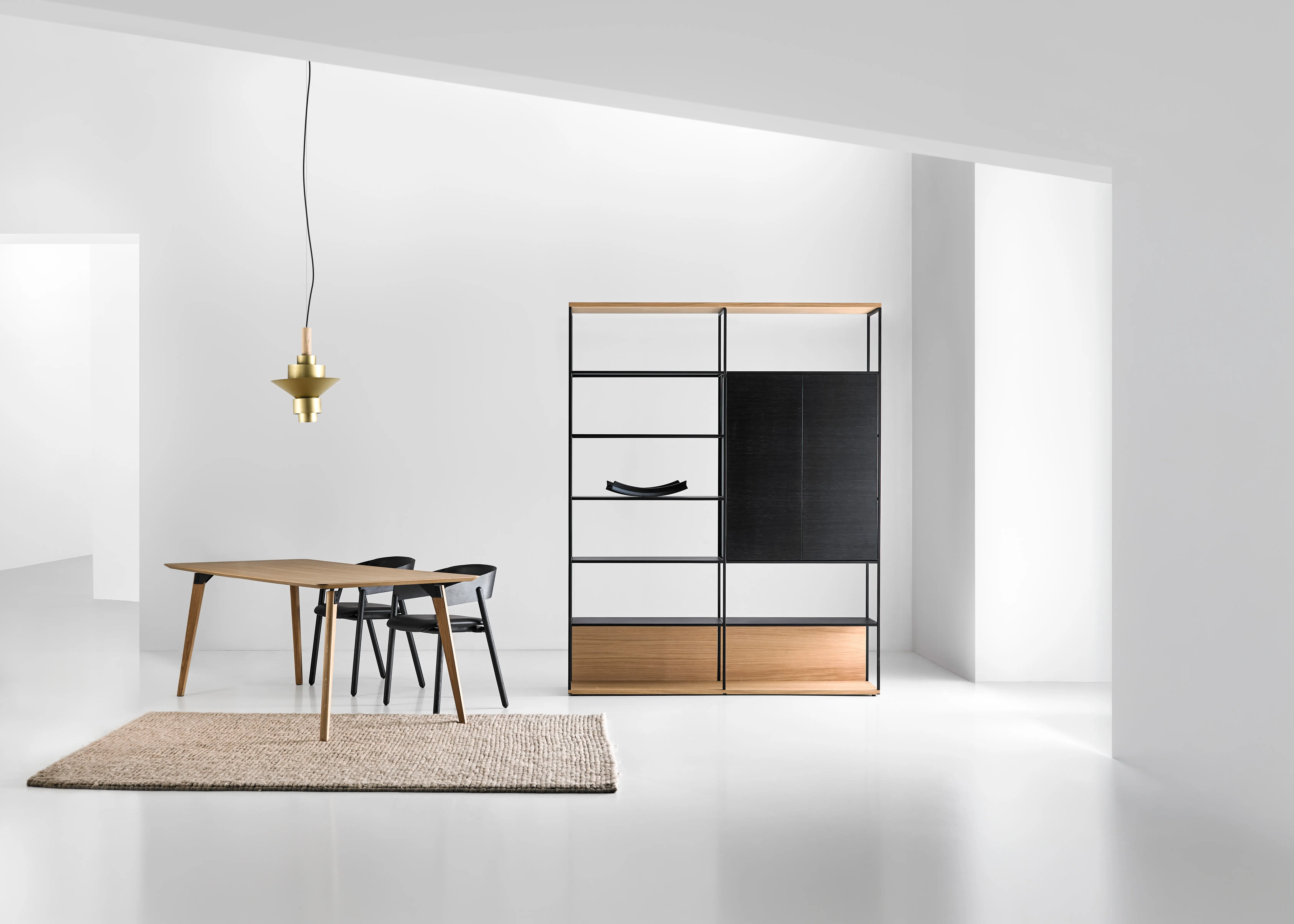 Literatura Open bookshelf without movable part