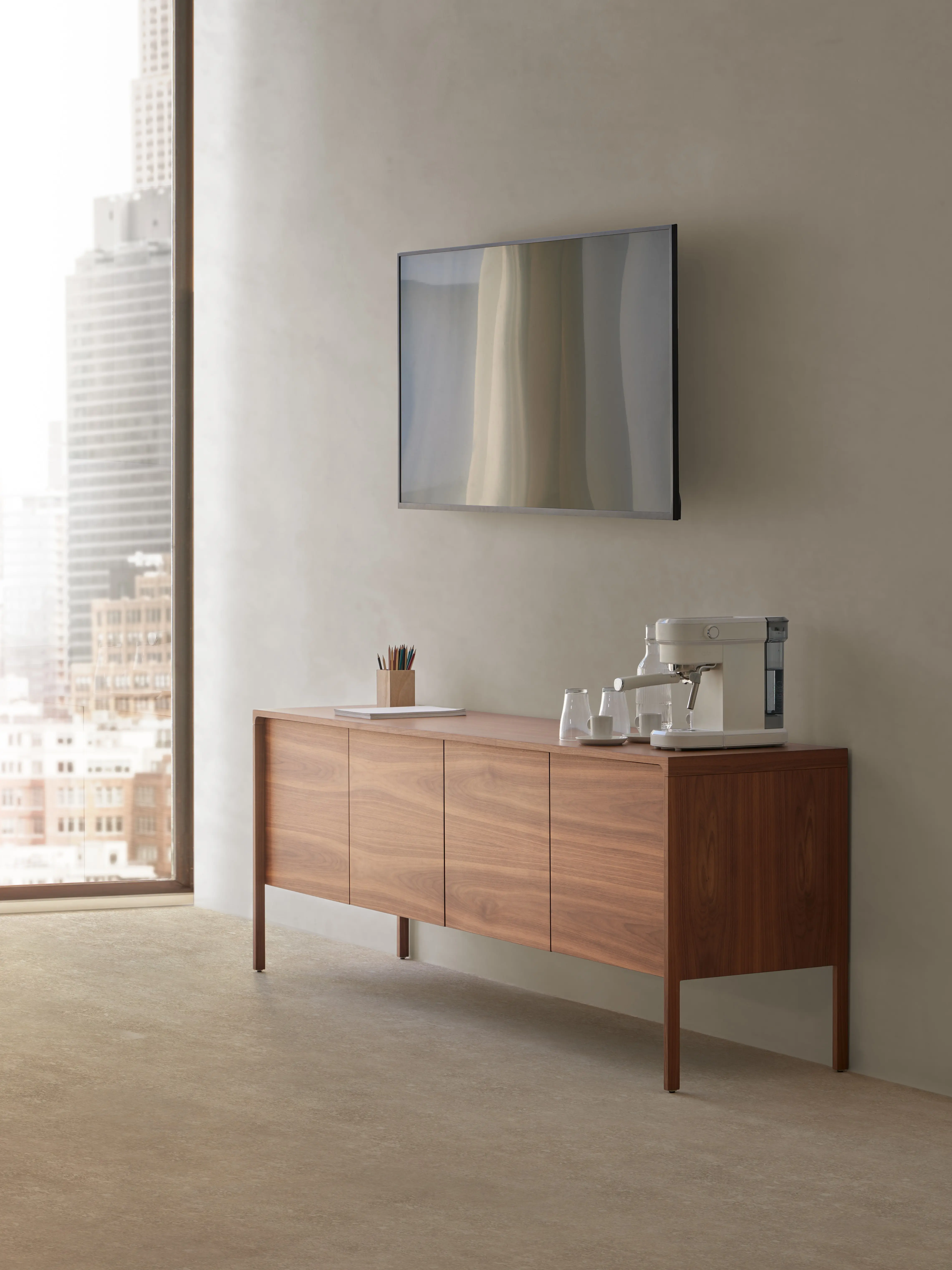 Tactile sideboard