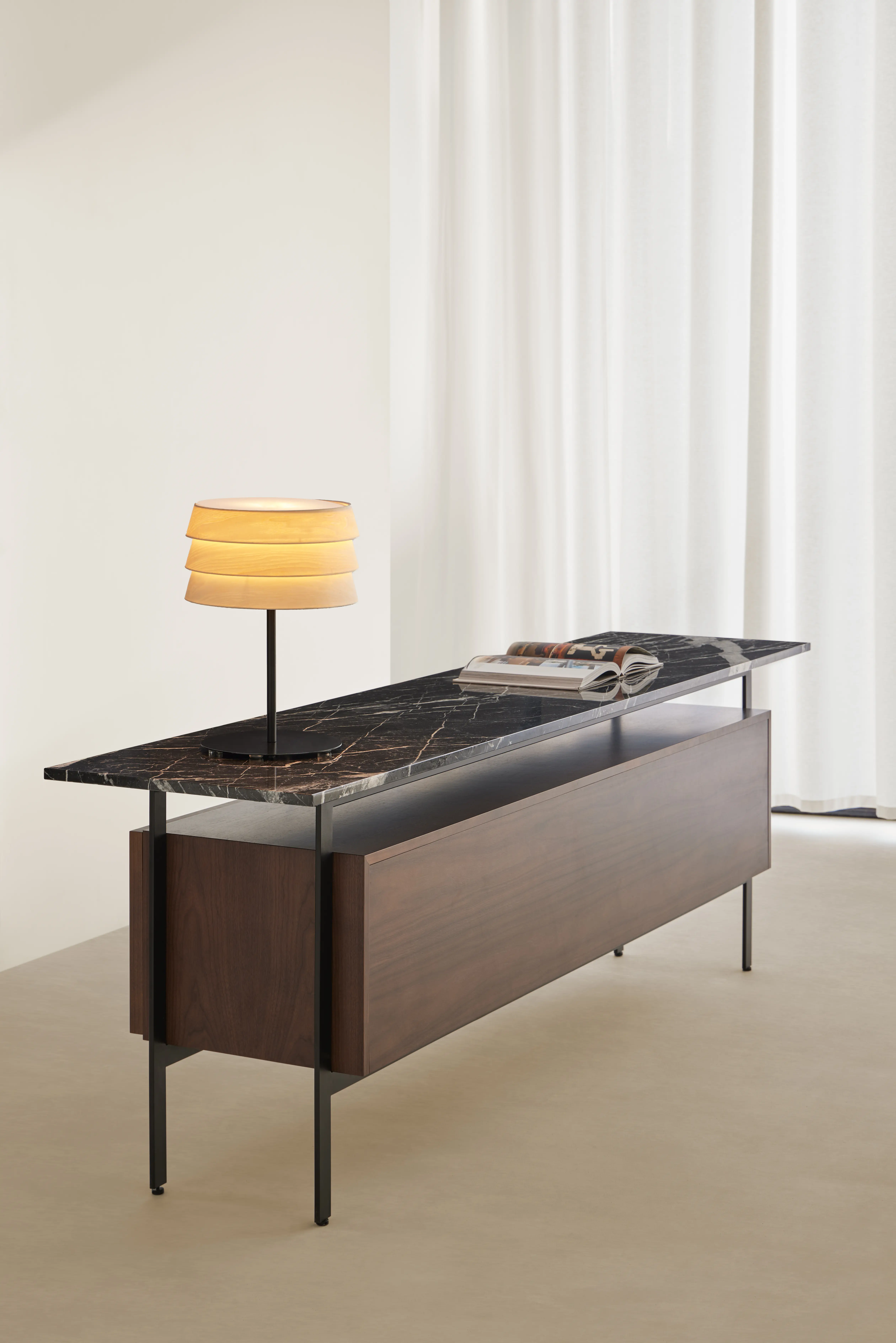 Chicago glass sideboard